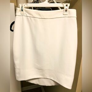 White Express Pencil Skirt